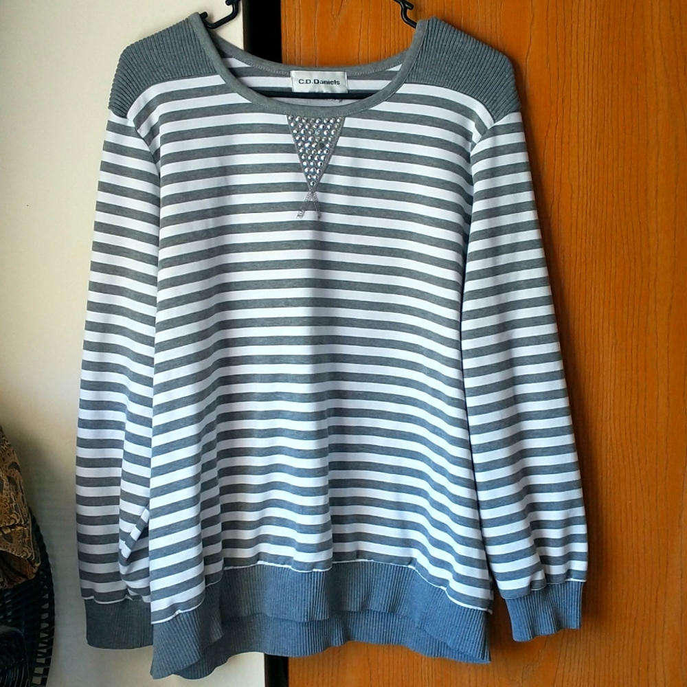 Women's c.d.daniels 1x grey white